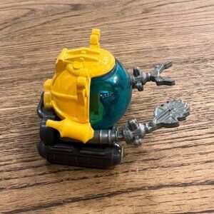 Matchbox Yellow Submarine Toy Vehicle With Robotic Arms & Green Dome 2017